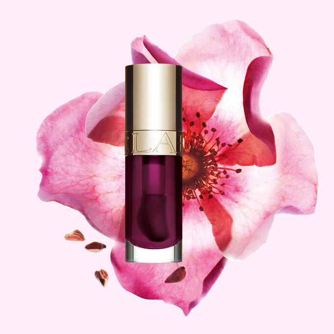 Clarins Lip Comfort Oil combina um cuidado intenso dos l&aacute;bios com um acabamento brilhante para real&ccedil;ar o seu sorriso, como um &oacute;leo rico para os l&aacute;bios com cor.