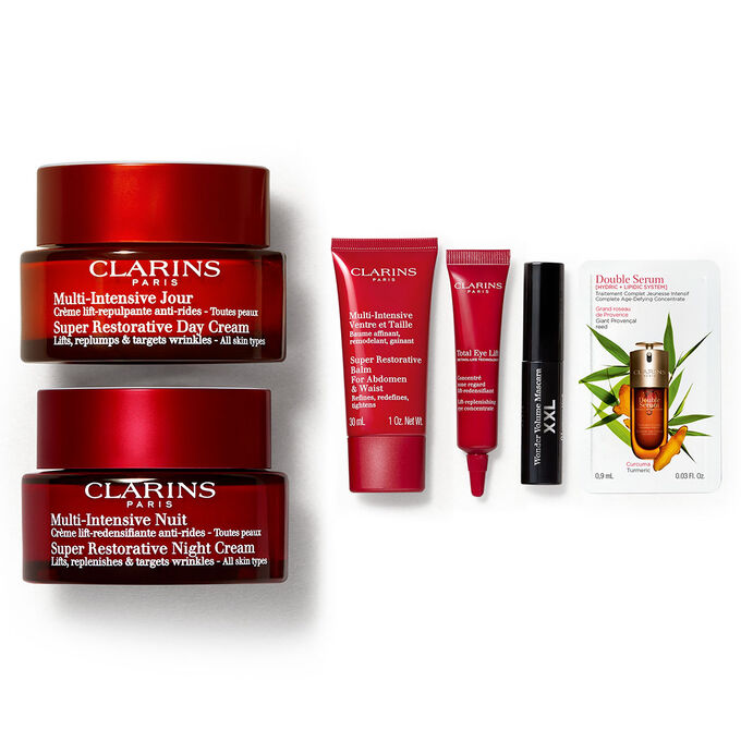 Conjunto de Rotina de Cuidados Anti-rugas - Multi-Intensive