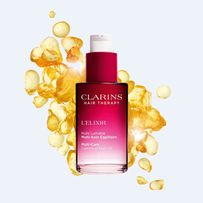 Elixir em &oacute;leo capilar nutritivo e hidratante com efeito de brilho luminoso, para proteger e revitalizar diariamente todos os tipos de cabelo