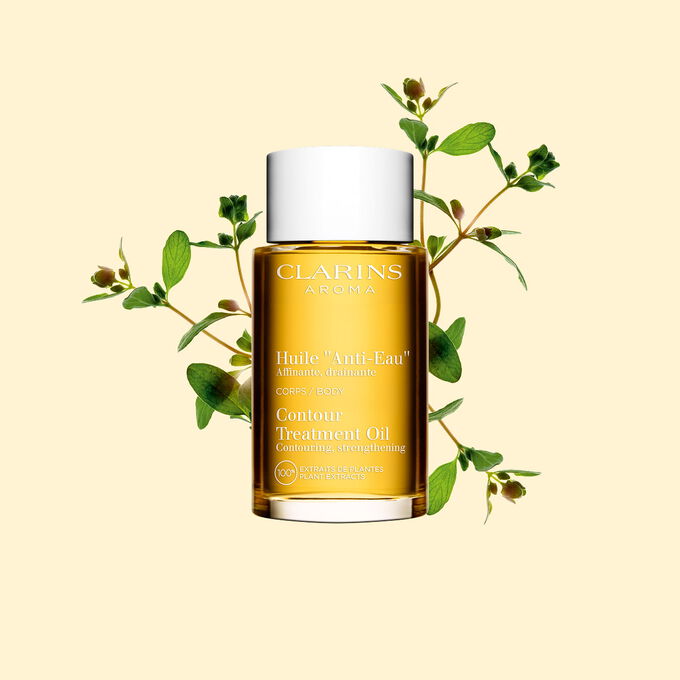 O Huile "Anti-Eau" da Clarins funciona como &oacute;leo de massagem para as pernas, destinado a reduzir o incha&ccedil;o, e cont&eacute;m extratos de plantas puros para proporcionar uma sensa&ccedil;&atilde;o de leveza nas pernas.