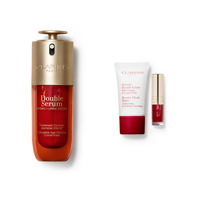 Conjunto de Cuidados Faciais Anti-rugas - Double Serum