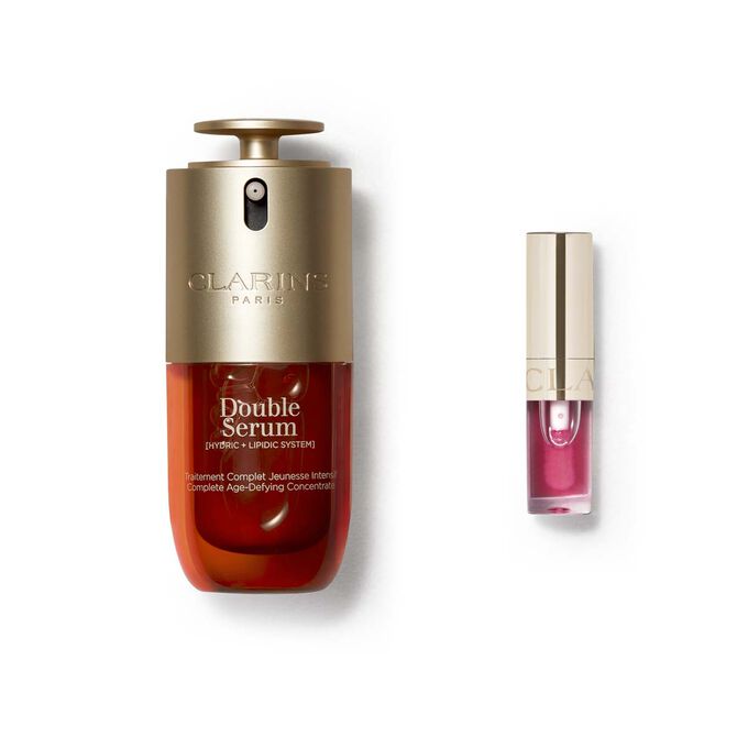 Conjunto de Cuidados Antienvelhecimento - Double Serum e Lip Comfort Oil