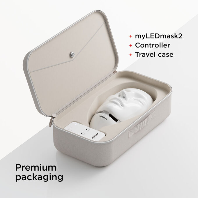 myLEDmask2 - M&aacute;scara Facial e de Pesco&ccedil;o LED