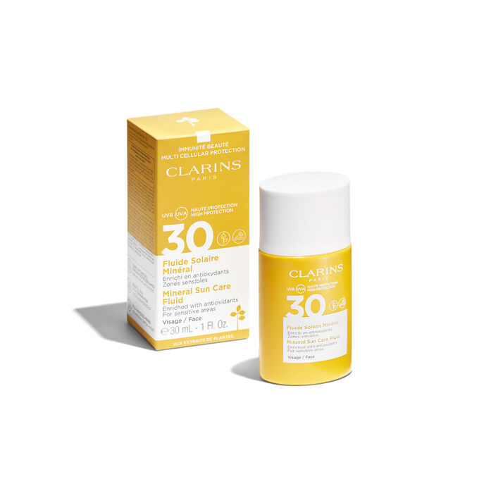 Fluide Solaire Minéral Visage UVA/UVB 30