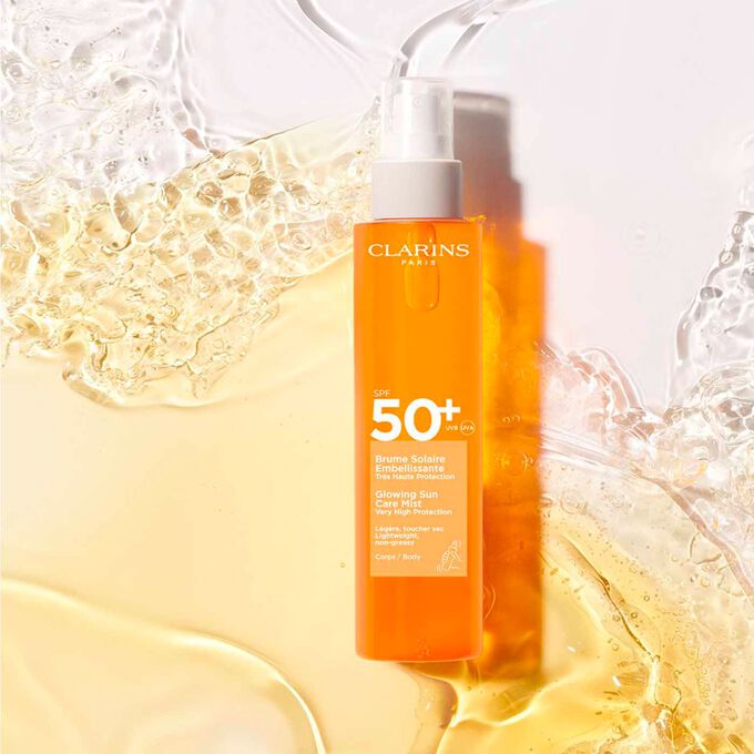 Brume Solaire Embellissante Très Haute Protection Corps SPF50+