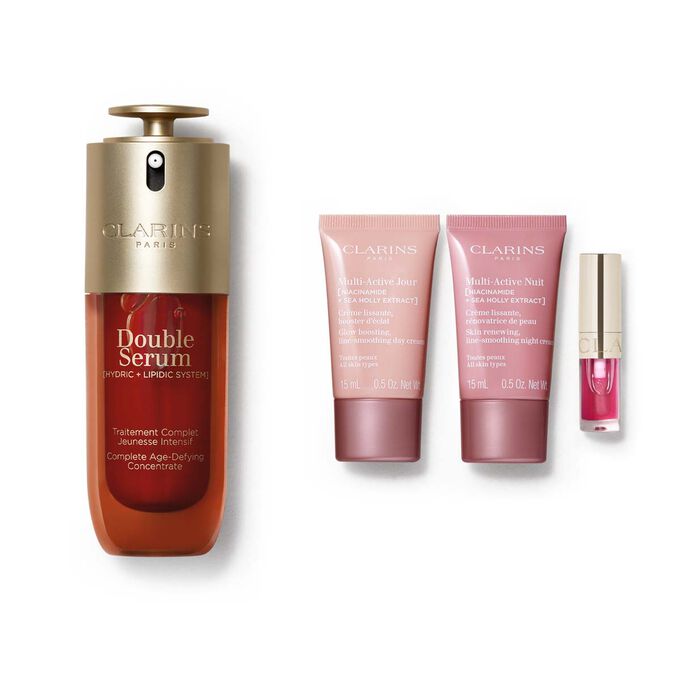 Conjunto de Cuidados Faciais Antienvelhecimento - Double Serum &amp;#x26; Multi-Active