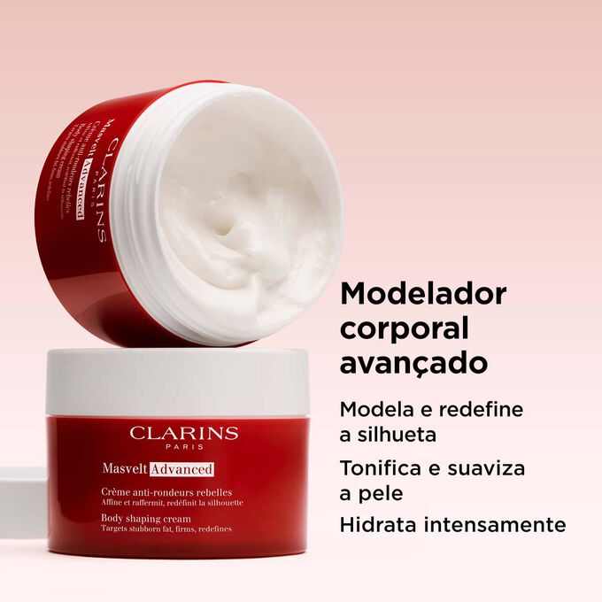 Creme corporal modelador avan&ccedil;ado para esculpir e afinar a silhueta, proporcionando simultaneamente uma hidrata&ccedil;&atilde;o intensiva para uma pele mais suave.