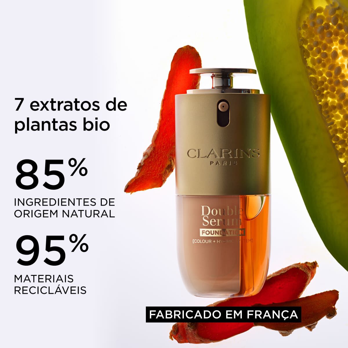 DOUBLE SERUM FOUNDATION - Base Sérum Híbrida - M1C | CLARINS®