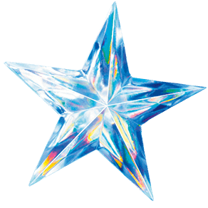 Composição de decoração de Natal com astronauta, estrela e um planeta que parece uma lâmpada de árvore de Natal