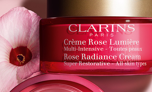 Frasco Crème Rose Lumière com hibisco