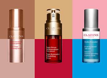 Composition des serums Clarins