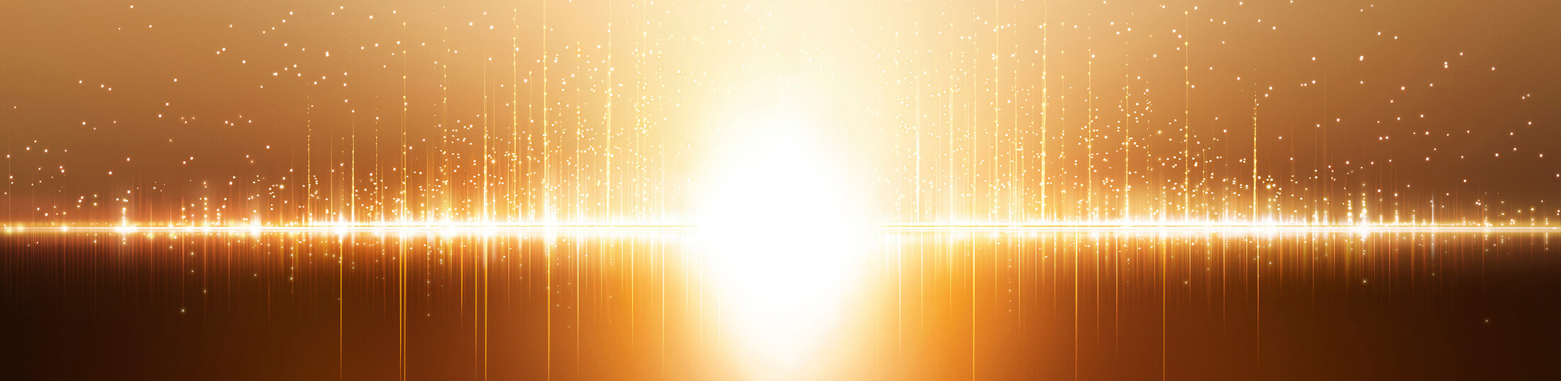 Visual principal da campanha Double Serum Light Texture que representa a leveza através de bolhas e linhas luminosas