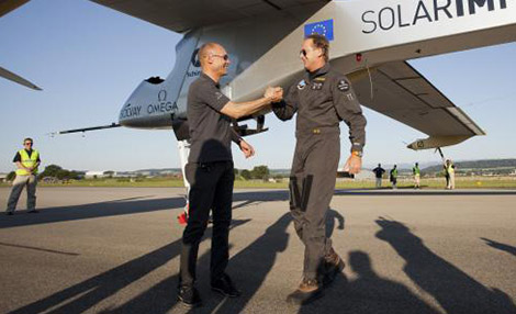 pilotos do Solar Impulse 2