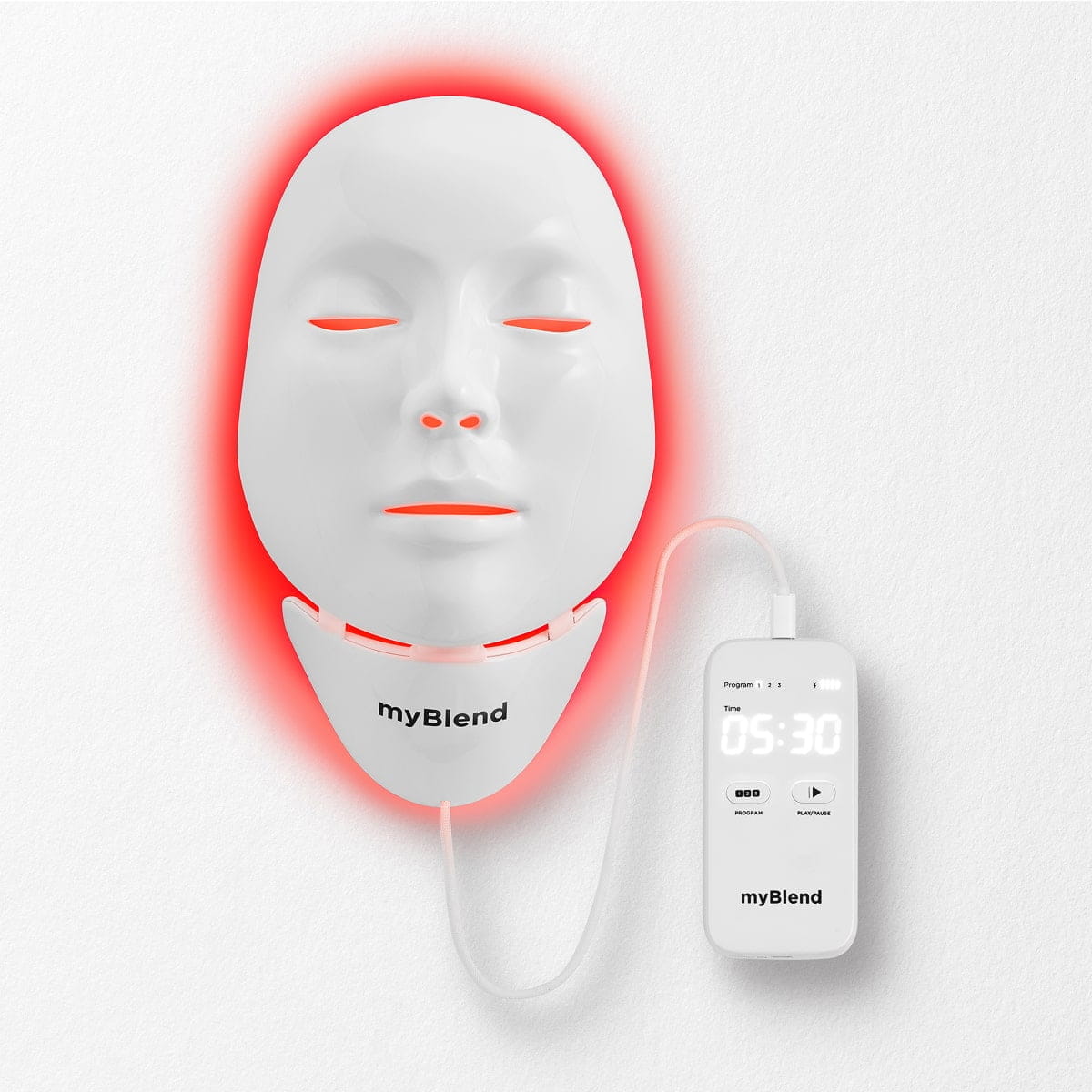 myLEDmask2 - M&aacute;scara Facial e de Pesco&ccedil;o LED