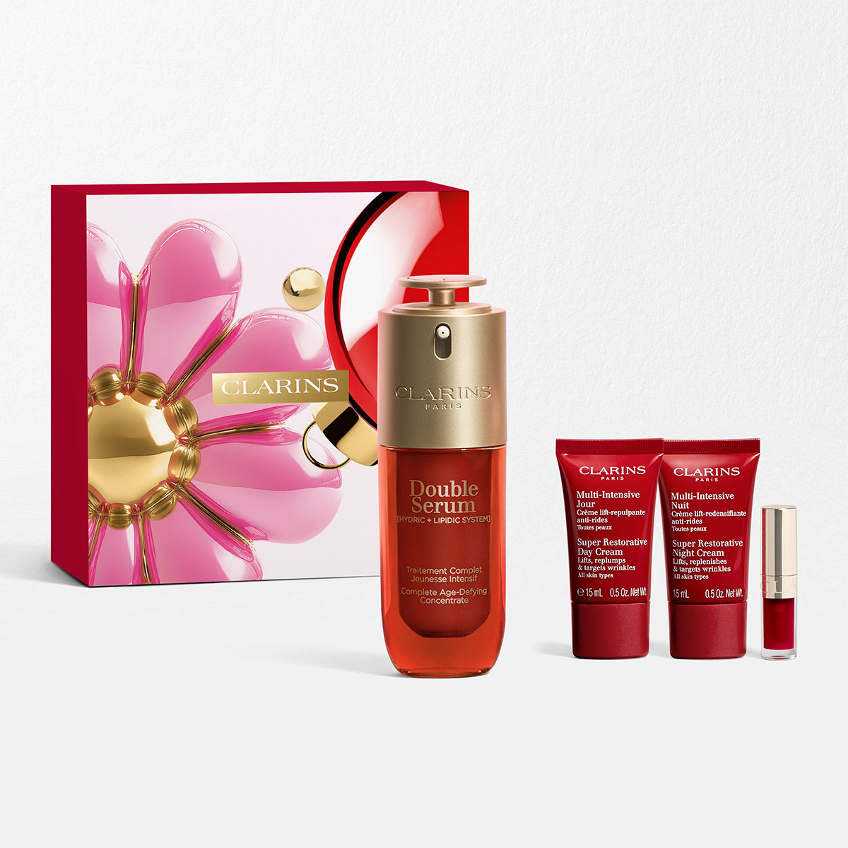 Conjunto de Cuidados Antienvelhecimento - Double Serum e Multi-Intensive