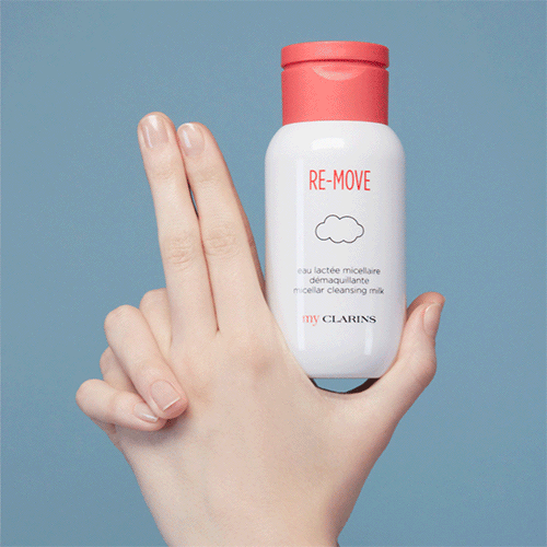  My  Clarins  RE MOVE  eau  lact e micellaire  Clarins 